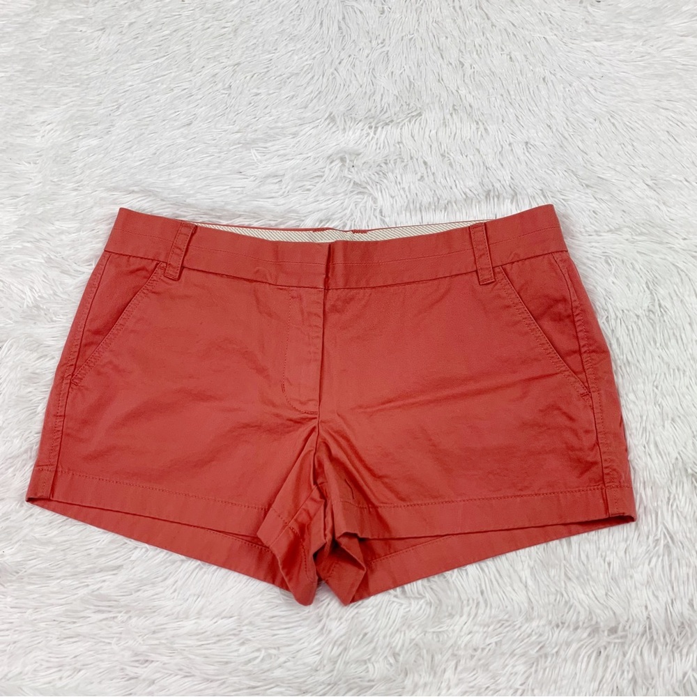 J‎ Crew women size 12 Classic 4 inch chino shorts